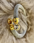 Preview: Armspange mit Citrin und Bergkristall